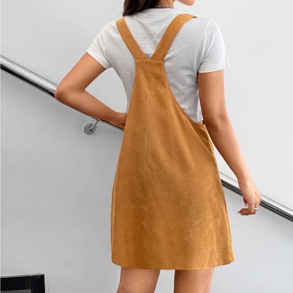 SHEIN | EZwear Patched Pocket Overall Dress | NWOT - Picture 2 of 13